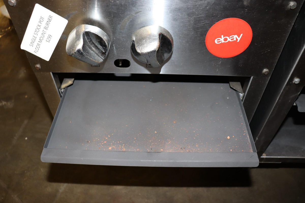 LOT OF 2 - 18 in 1 Burner Gas Stock Pot Range, Floor Model, Used, Clean - NMB Restaurant Equipment