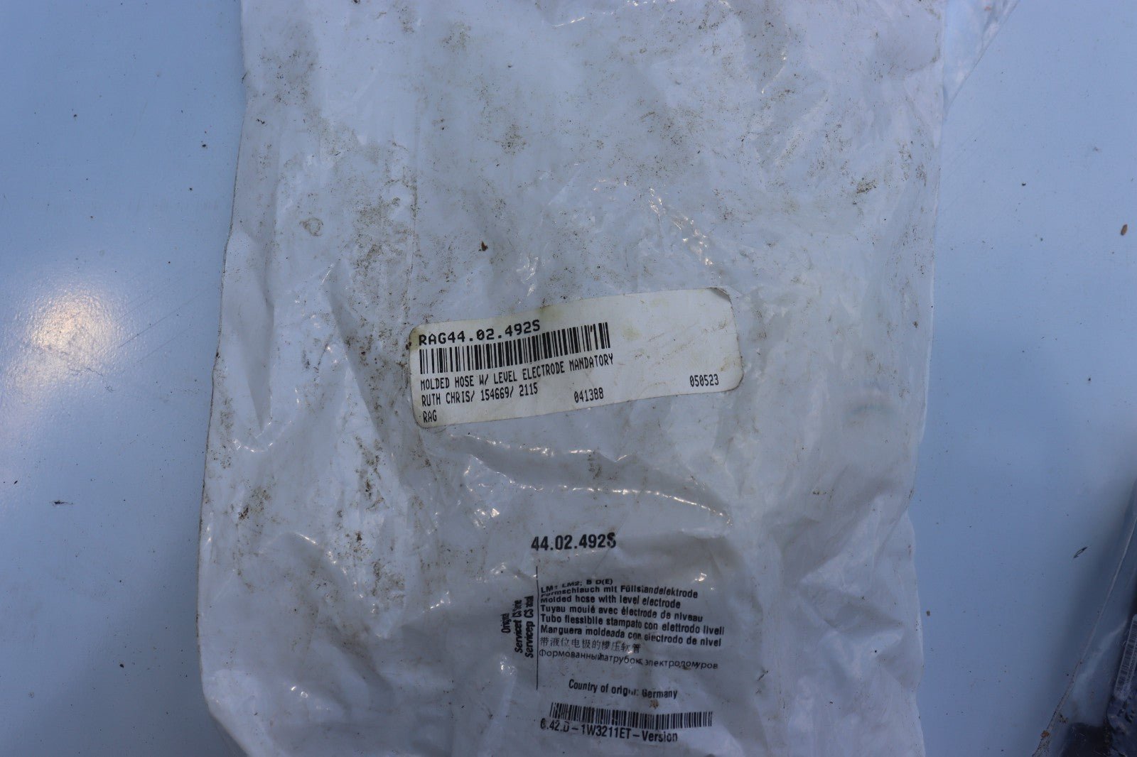 MOLDED HOSE WITH LEVEL ELECTRODE 44.02.492S - Genuine OEM Replacement Part - NMB Restaurant Equipment