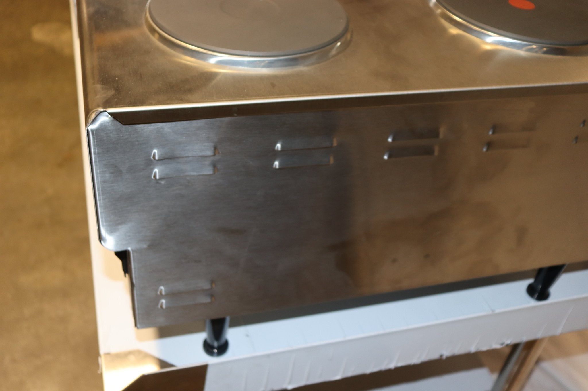Nemco 6311-4-240 Electric Countertop Raised Hot Plate with 4 Solid Burners 240V - NMB Restaurant Equipment