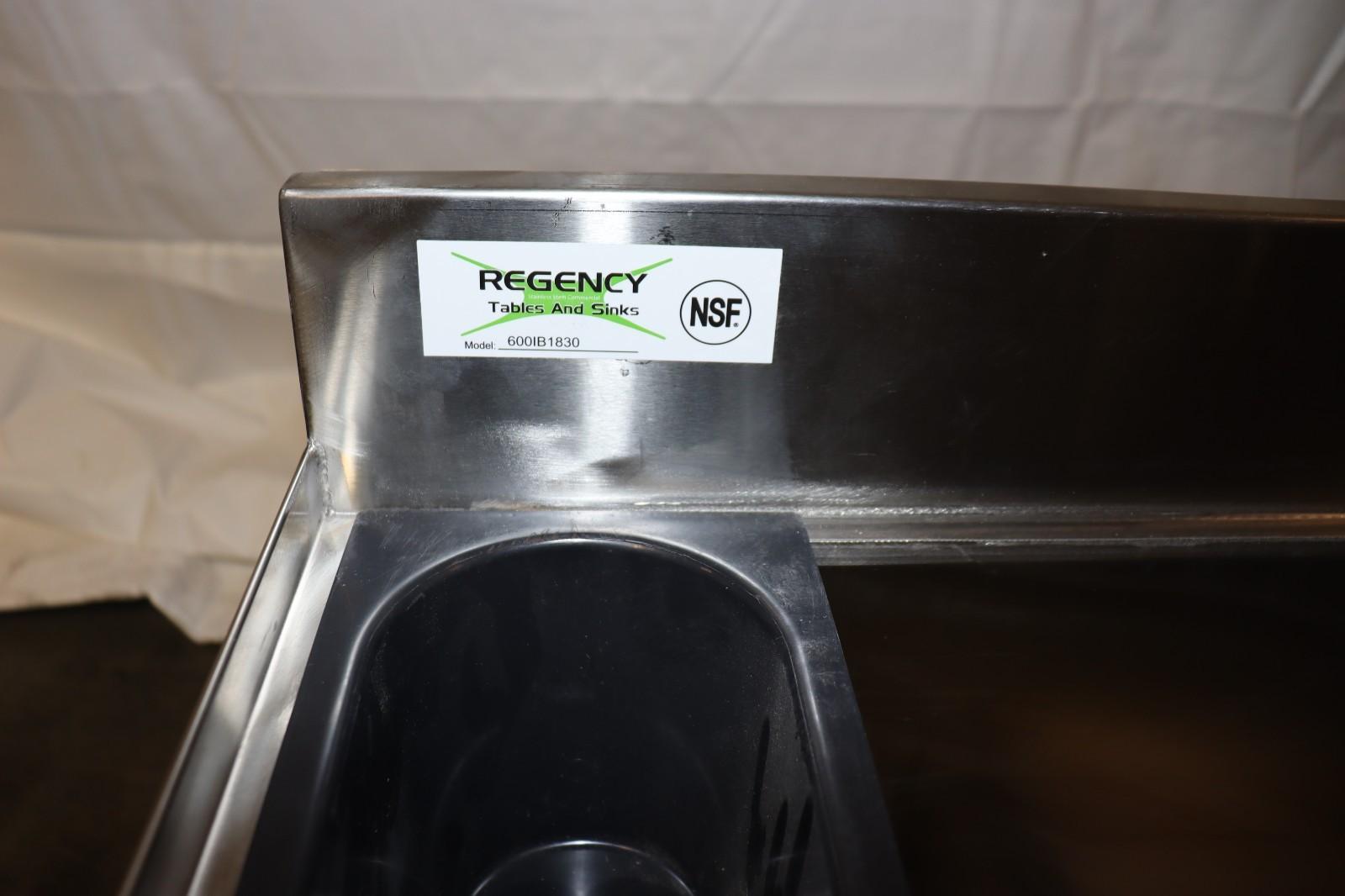 NEW 18X30 Under Bar Ice Bin Insulated 20 Gauge Stainless Regency 600IB1830 - NMB Restaurant Equipment
