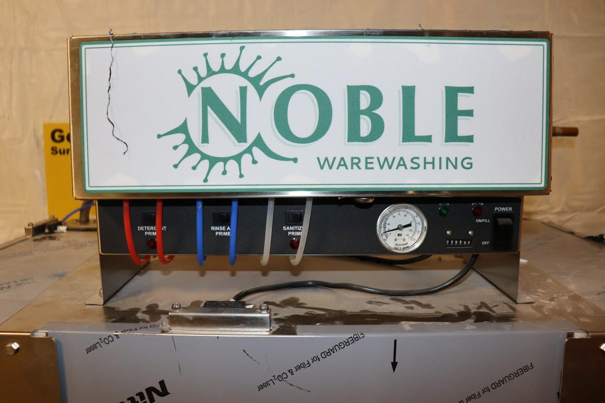 Noble Warewashing II Double Rack Low Temperature Dishwasher - 115V - NMB Restaurant Equipment