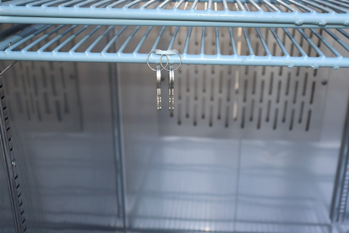 Norpole NP2R 54'' Two Section Solid Door Reach-In Refrigerator, Scratch & Dent - NMB Restaurant Equipment