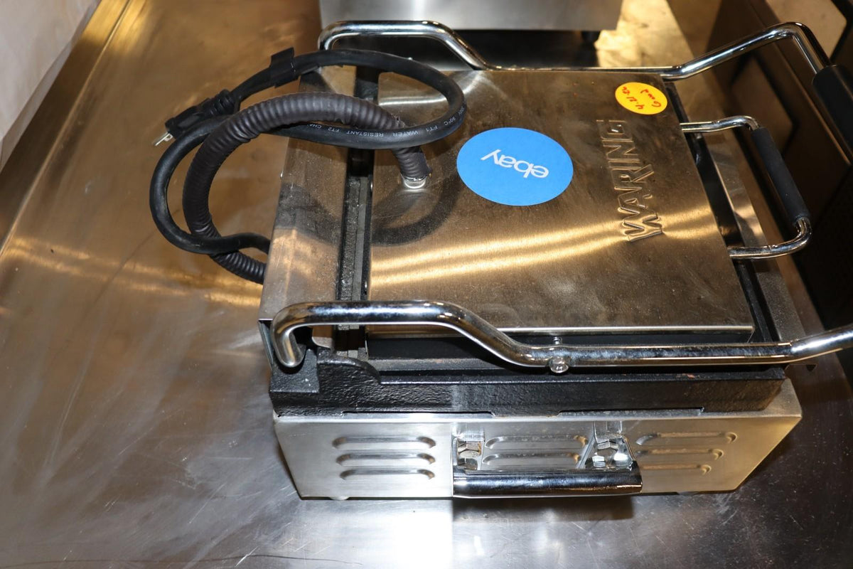 PARTS ONLY Waring WFG150 Tostato Perfetto Top & Bottom Panini Grill, Used, CLEAN - NMB Restaurant Equipment