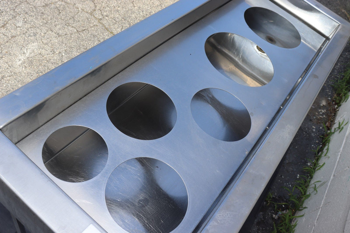 Randell 9946SCN Cold Food Well Unit, Drop-In, Refrigerated, w/ Bain Marie Plate - NMB Restaurant Equipment