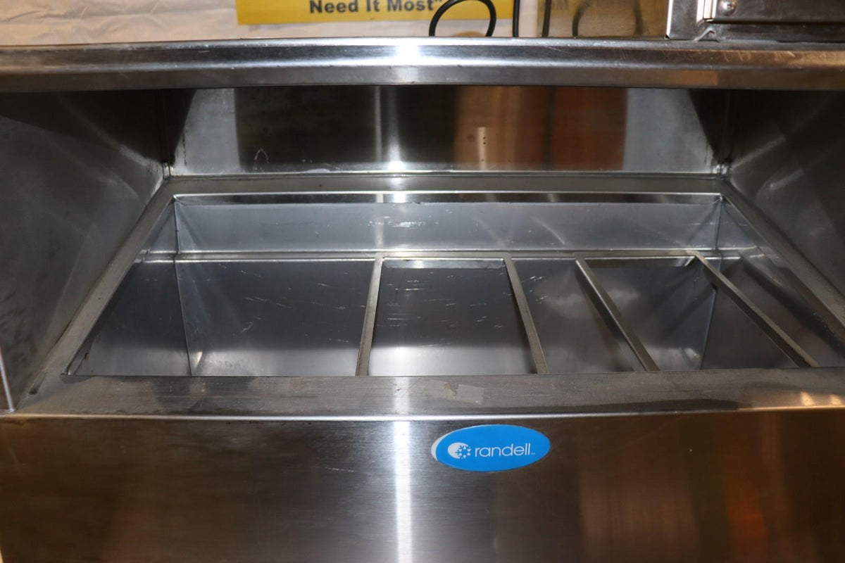 Randell CR9039 Refrigerated Countertop 39" Condiment Rail, Used - NMB Restaurant Equipment