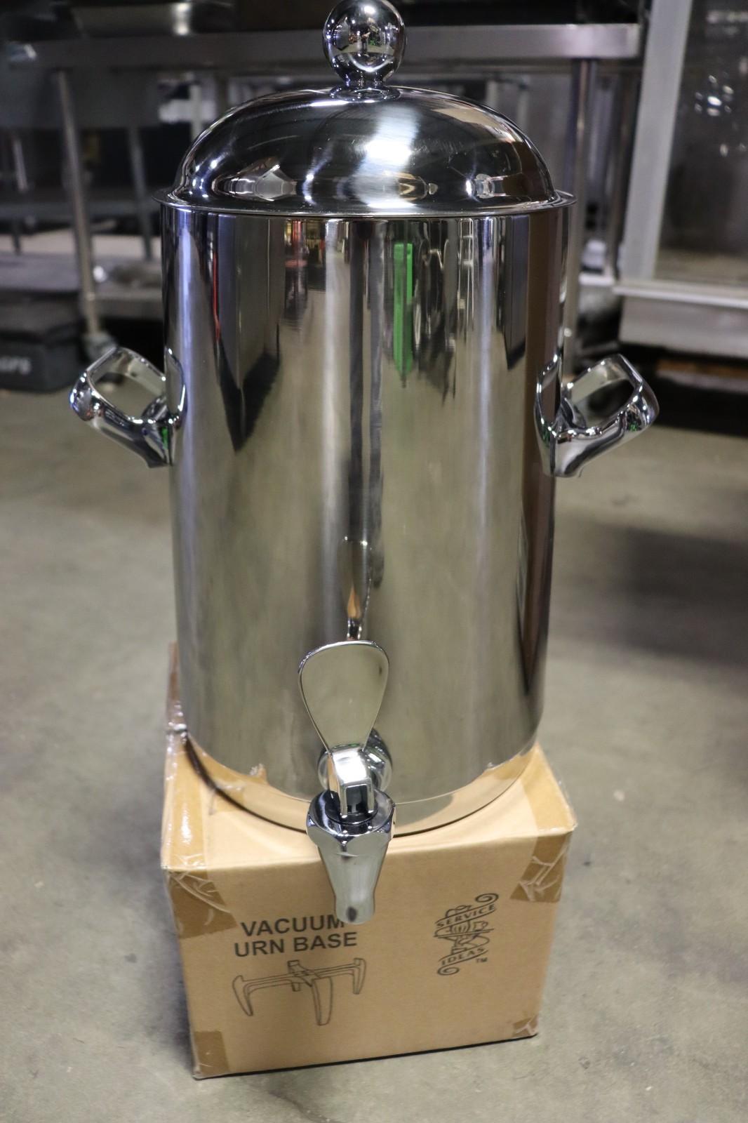 Service Ideas 1.5 Gal Low Volume Dispenser Thermal Coffee Urn, URN15VPSMD - NMB Restaurant Equipment