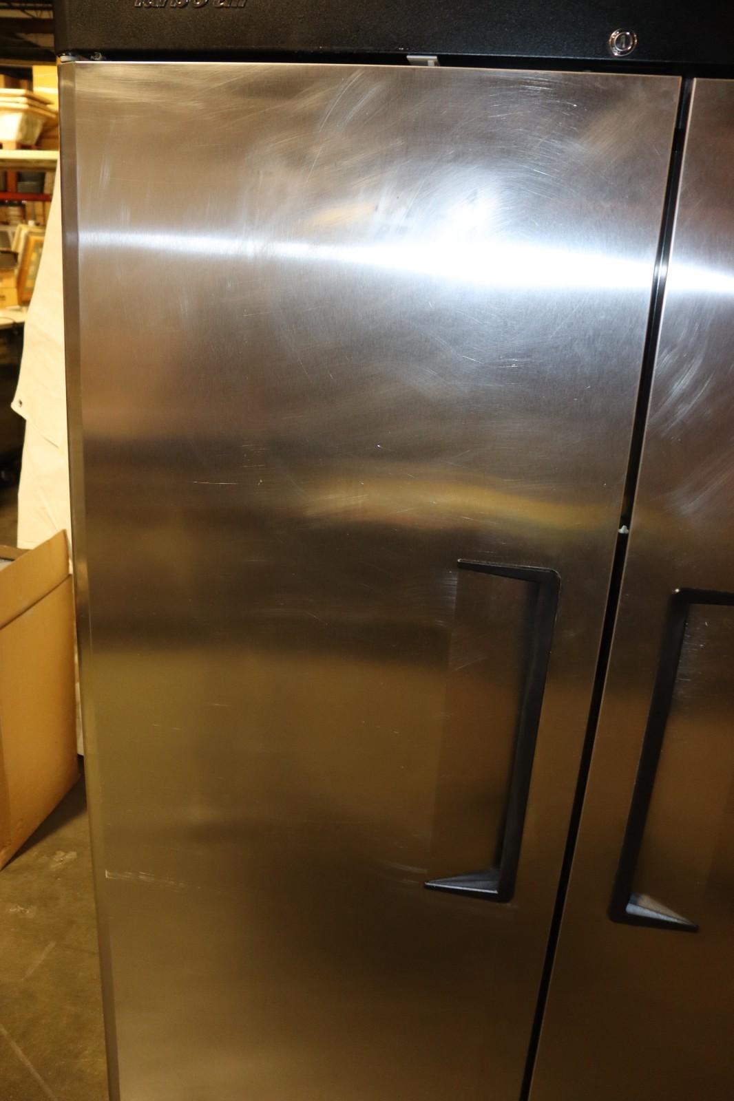 TURBO AIR 78” THREE SOLID DOOR REACH-IN REFRIGERATOR MODEL M3R72-3-N, Used Clean - NMB Restaurant Equipment