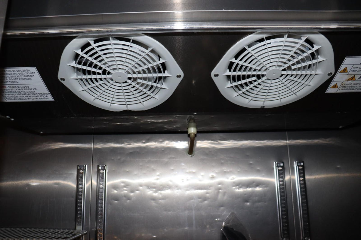 TURBO AIR 78” THREE SOLID DOOR REACH-IN REFRIGERATOR MODEL M3R72-3-N, Used Clean - NMB Restaurant Equipment