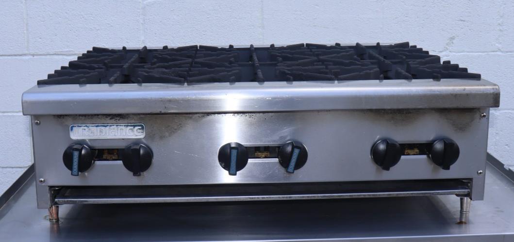 Turbo Air TAHP366 Radiance 36 in Open Top Hot Plate, Used - NMB Restaurant Equipment