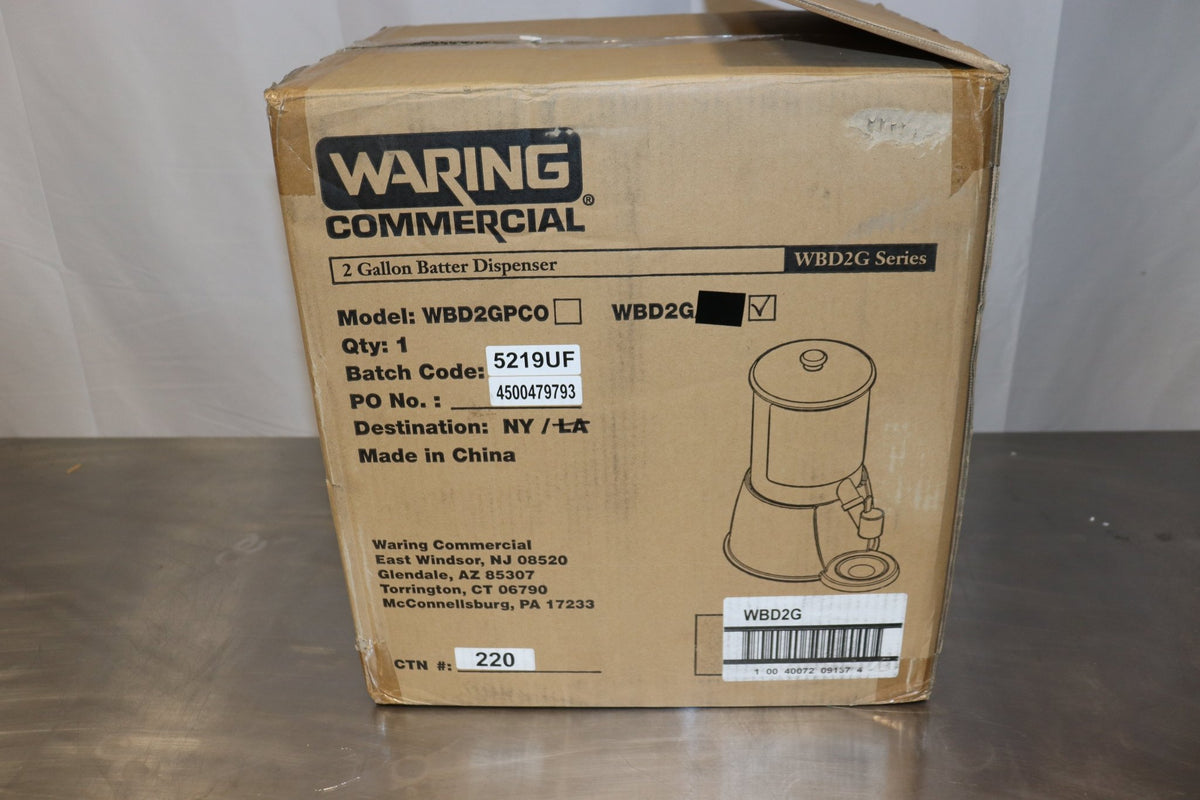 Waring 2 Gallon Batter Dispenser, WBD2G - NMB Restaurant Equipment