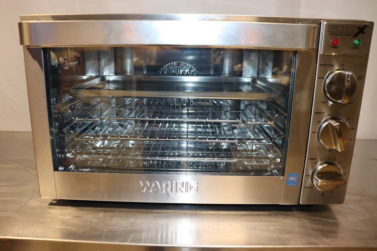 Waring WCO500X Half-Size Electric Countertop Convection Oven - 120V, 1,700W - NMB Restaurant Equipment