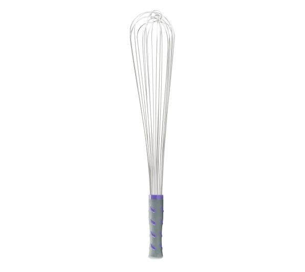 Vollrath 47006 Jacob's Pride 18" Piano Whip - Purple Nylon Handle, Stainless