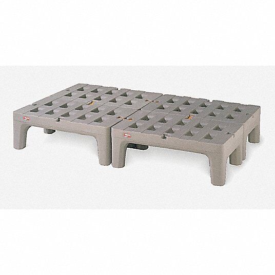 Metro Commercial Restaurant 36" Plastic Dunnage Rack  1,500 lb Capacity