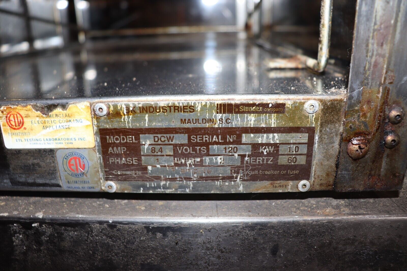 BK Industries Barbeque King DCW Warming Cabinet, Used, Pass-Through