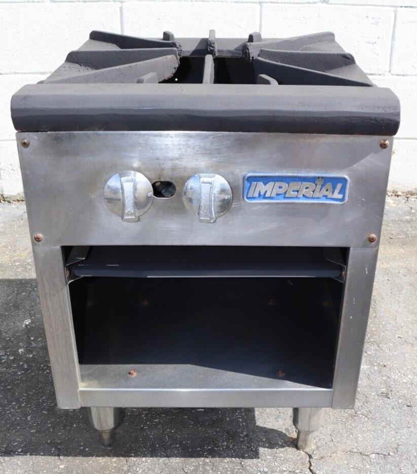 Imperial ISPA18 18 in 1 Burner Gas Stock Pot Range, Used, Floor Model, Clean