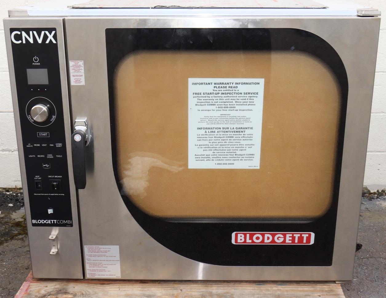 Blodgett CNVX-14G Combi Gas Oven, 65,000 BTU, New Open Box, No Stand Included