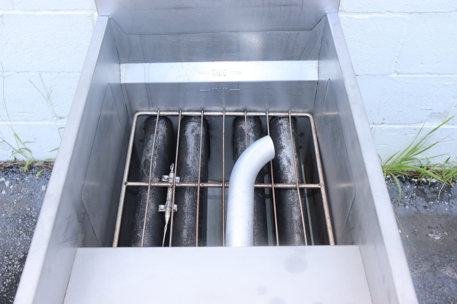 Vulcan LG400-1 45-50 lb. Natural Gas Floor Fryer - 120,000 BTU