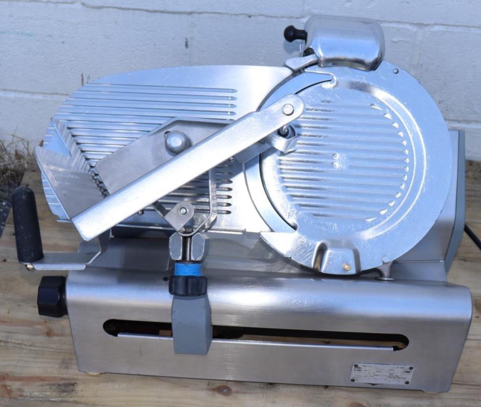 Globe Meat Slicer 3600, w/ Sharpening Attachment, Clean, Tested
