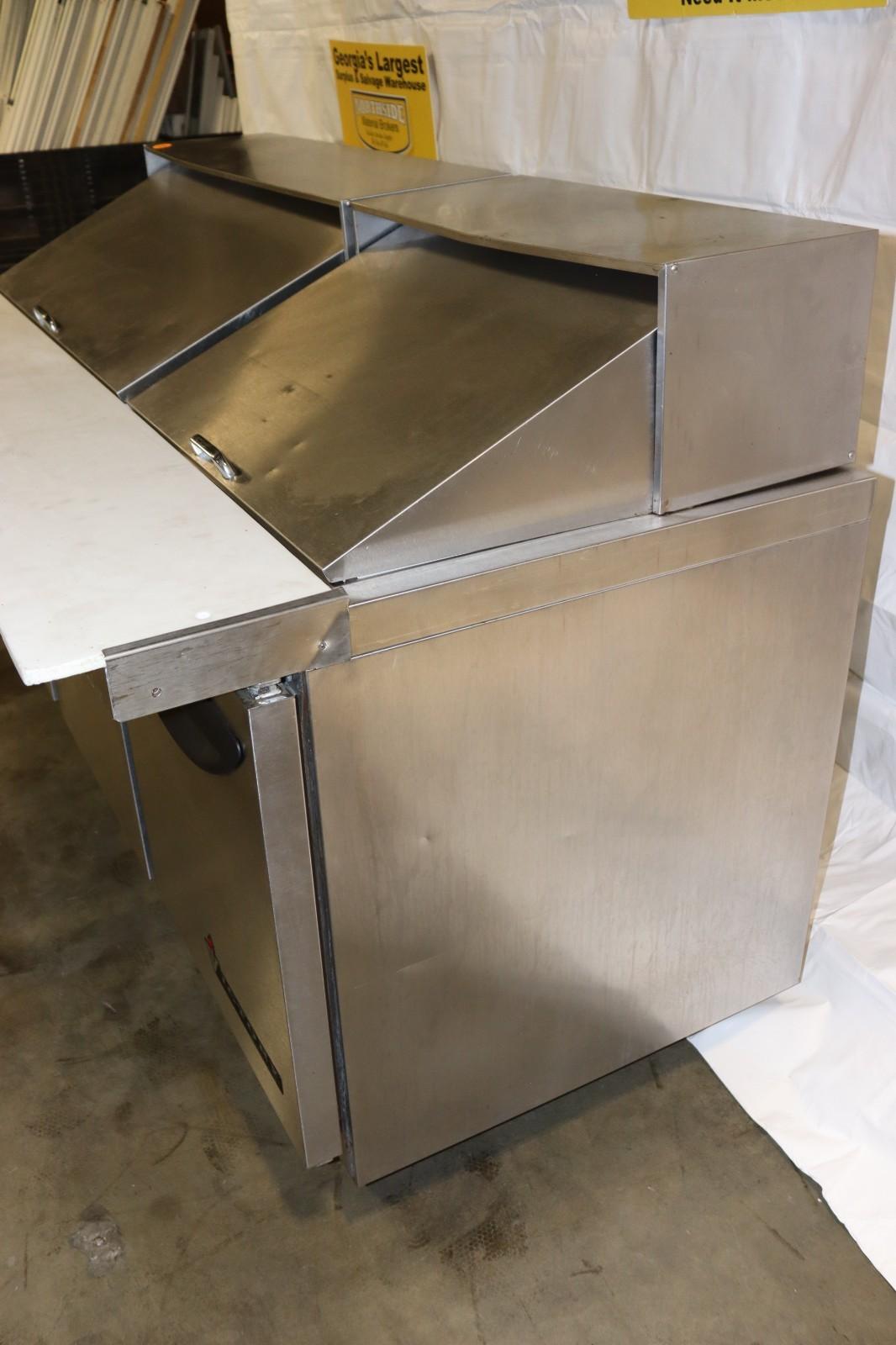 Victory Refrigeration VUR-72-18 Commercial Sandwich/Salad Prep Table, 3 Door
