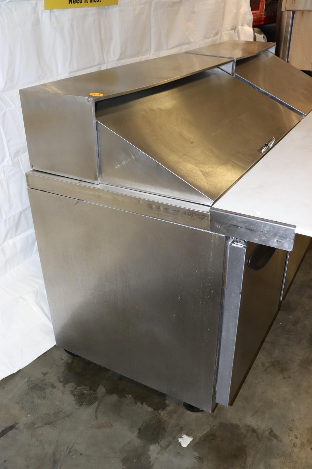 Victory Refrigeration VUR-72-18 Commercial Sandwich/Salad Prep Table, 3 Door