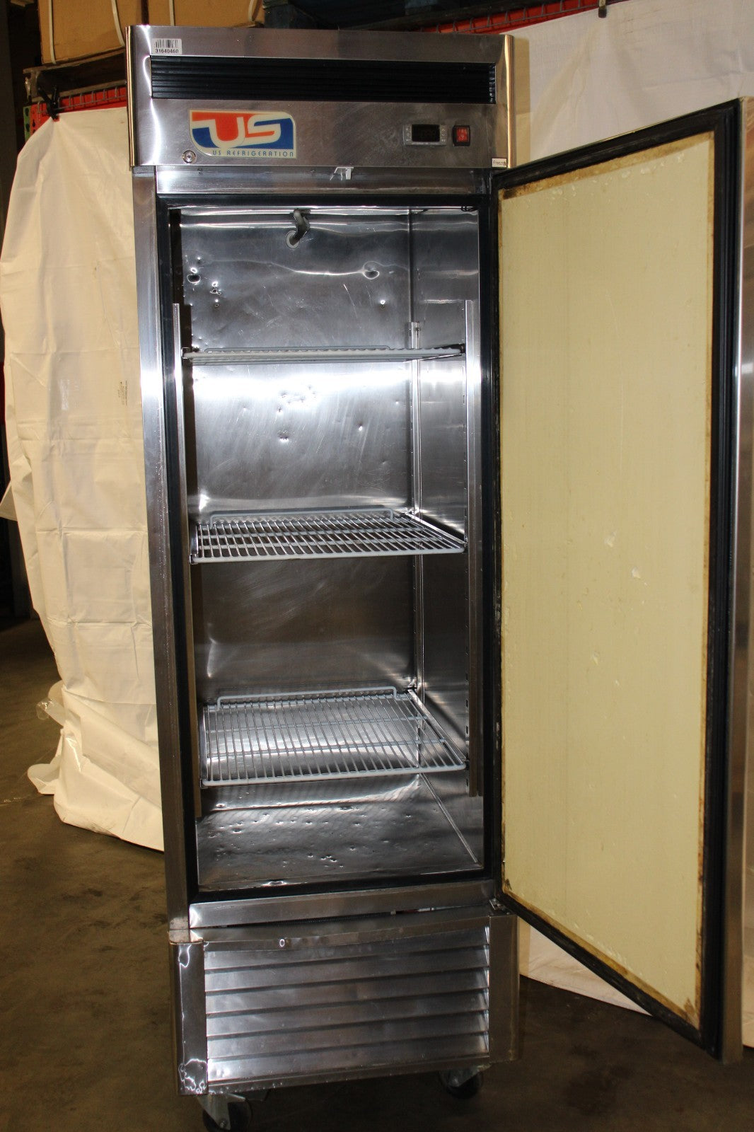 US REFRIDGERATION FREEZER COMMERCIAL SINGLE DOOR REACH IN USBV-24F, Used, Clean