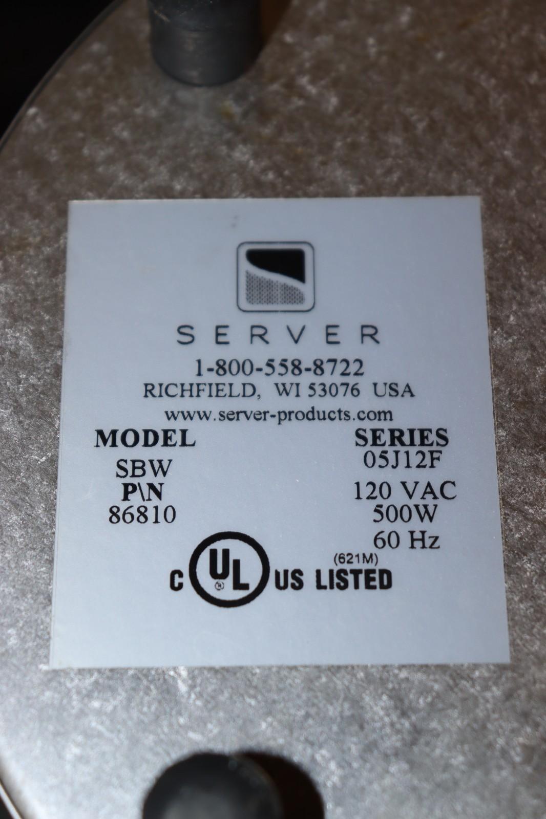 Server SBW 86810 Signature Touch 3 Qt. Round Warmer