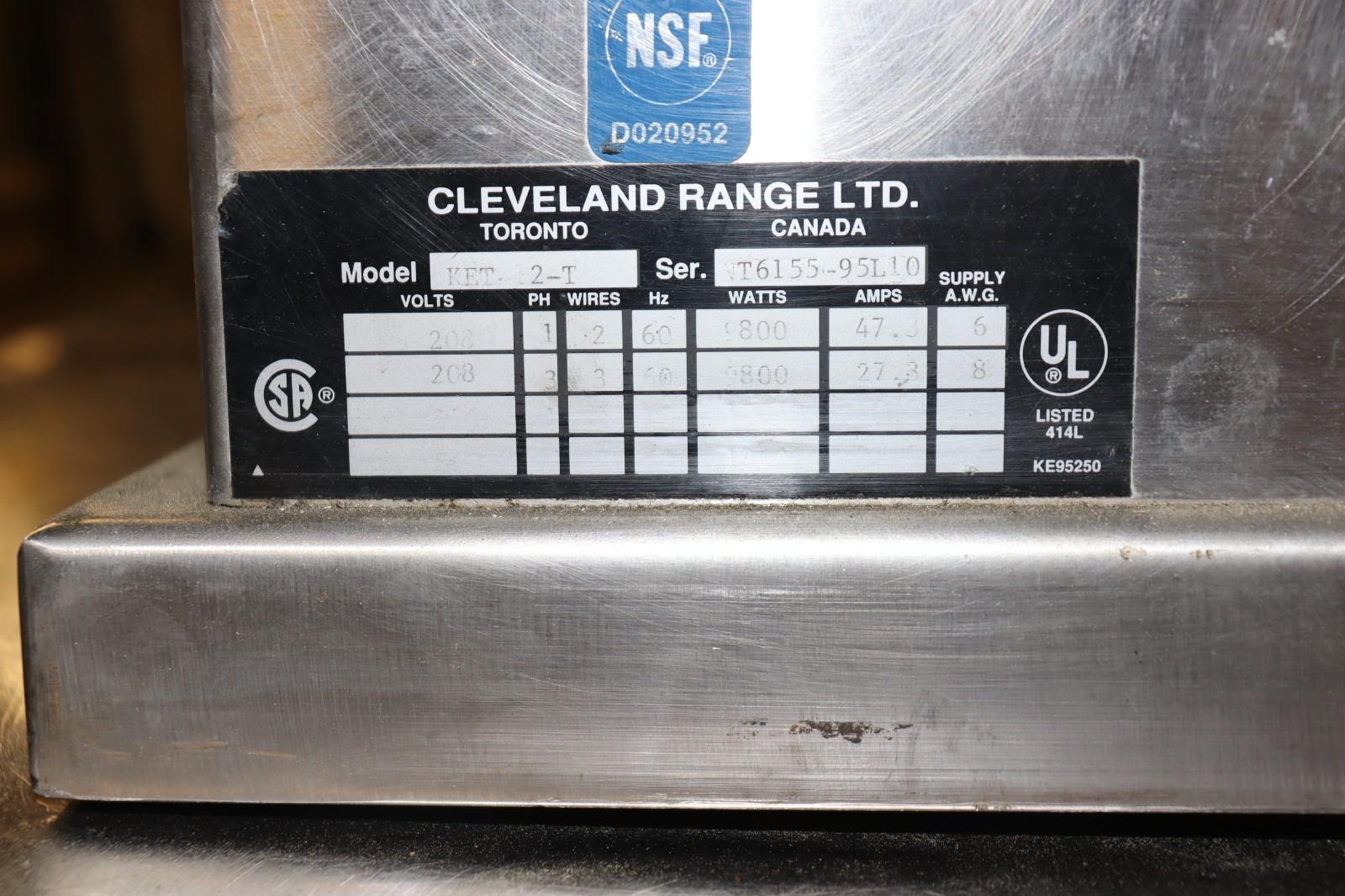 Cleveland KET-12-T Electric Tabletop Kettle