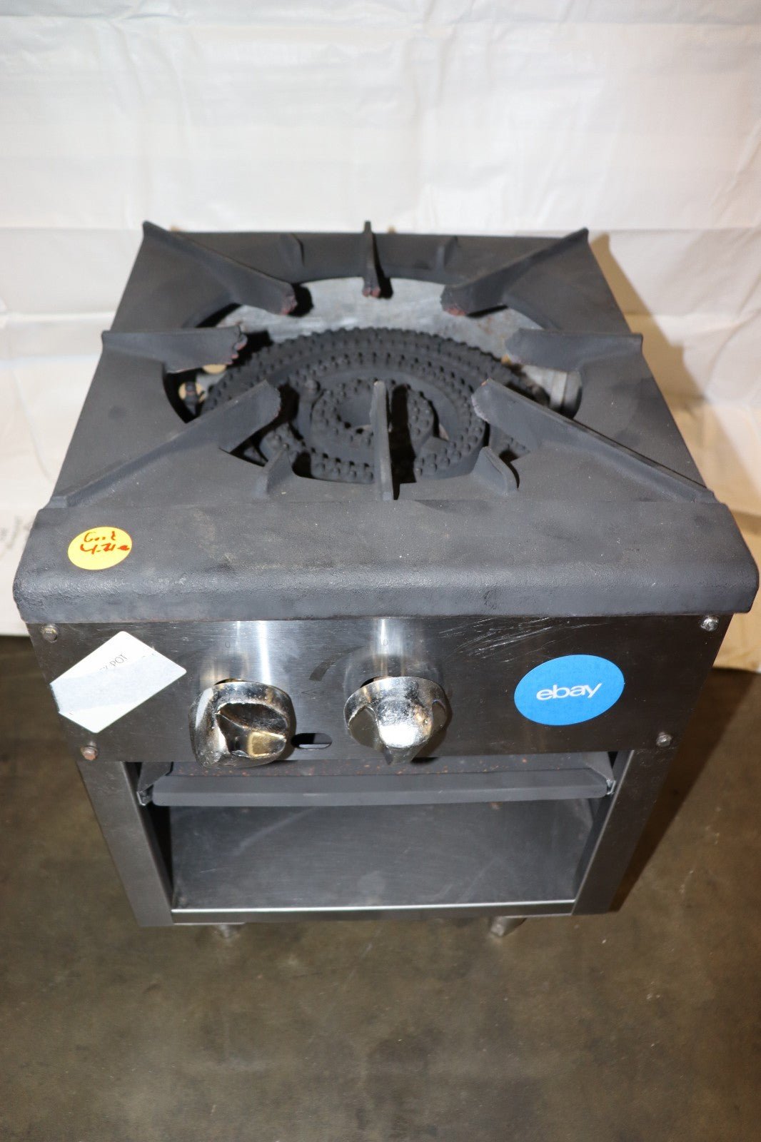 18 in 1 Burner Gas Stock Pot Range, Floor Model, Used, Clean - NMB Restaurant Equipment