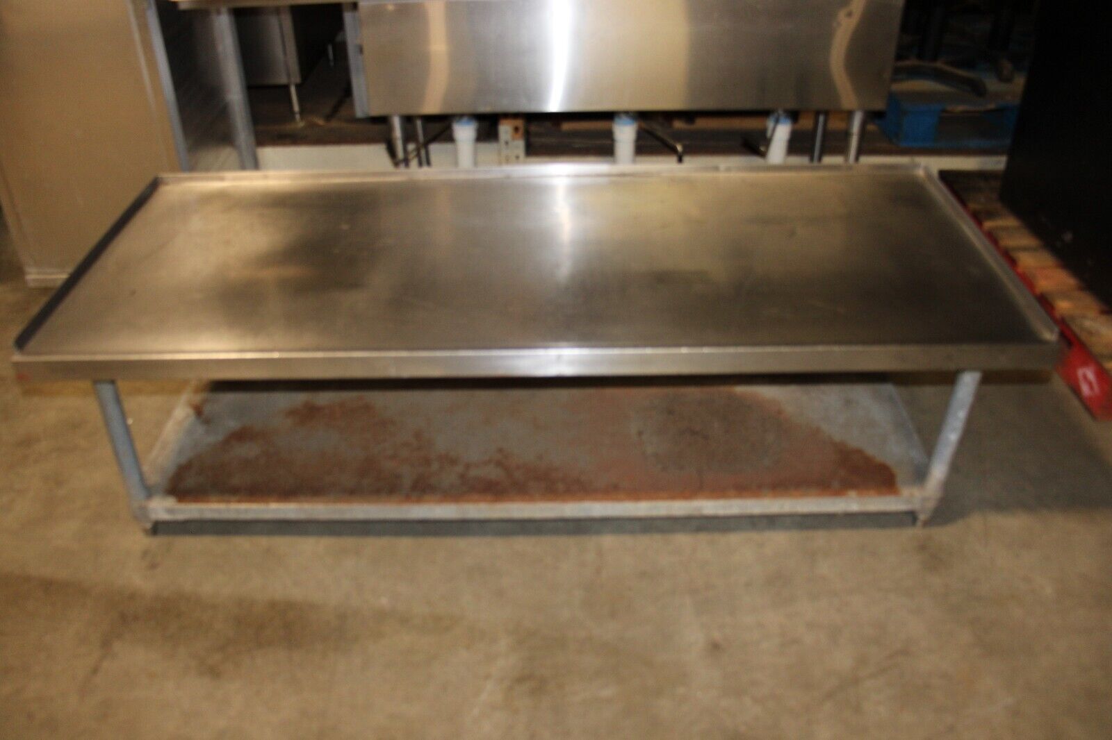 6 FT STAINLESS STEEL COMMERCIAL RESTAURANT EQUIPMENT STAND