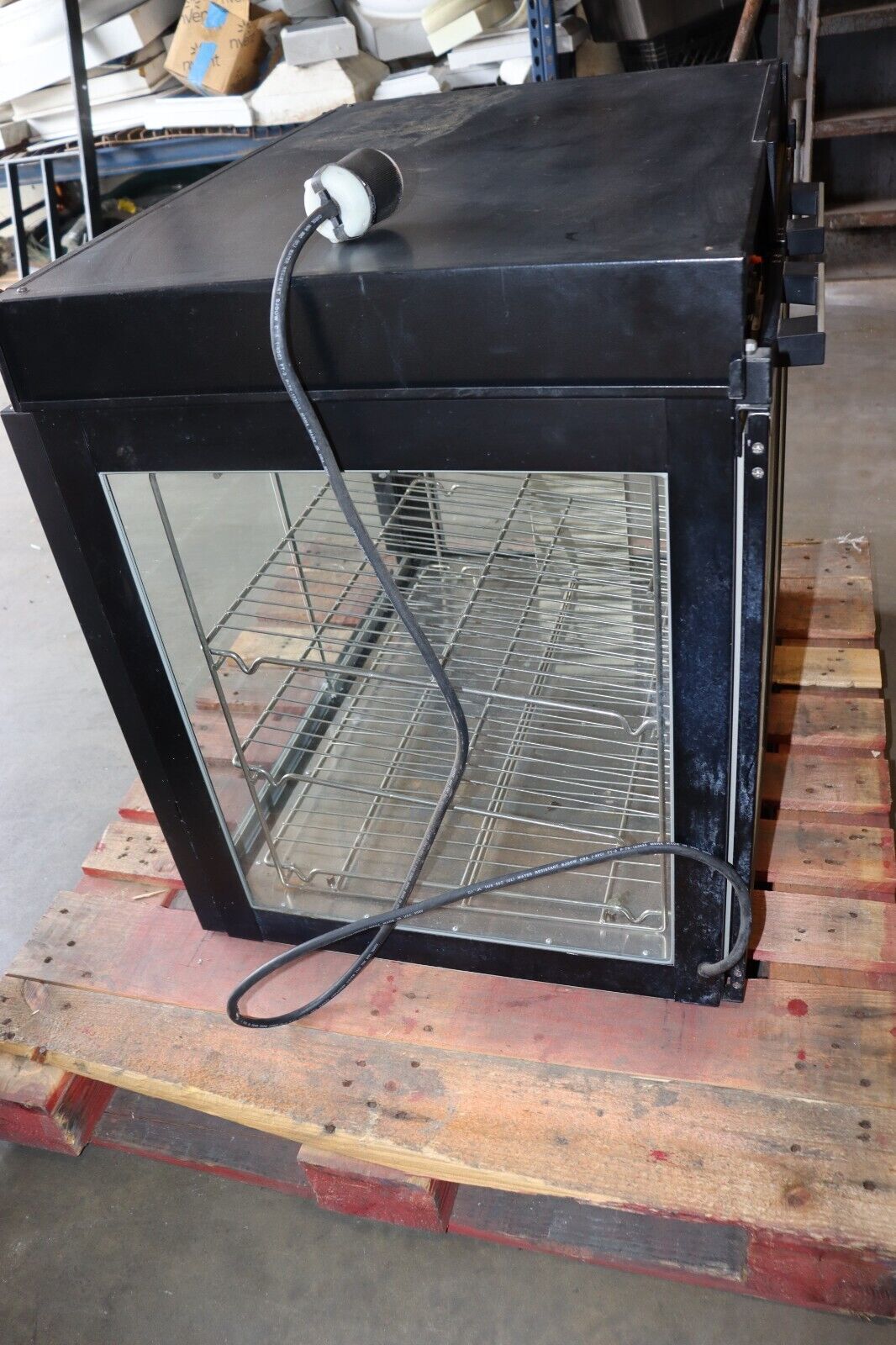 Warmer Merchandiser Hatco AFST-2X  Display Commercial, Used, Black, Pass-Through