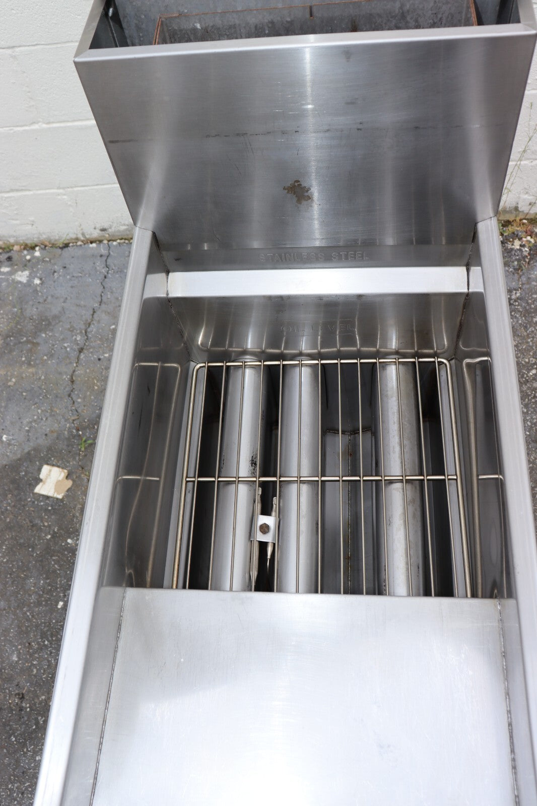 American Range AF-35/50 Fryer 16 Inch Natural Gas Fryer, Used, CLEAN