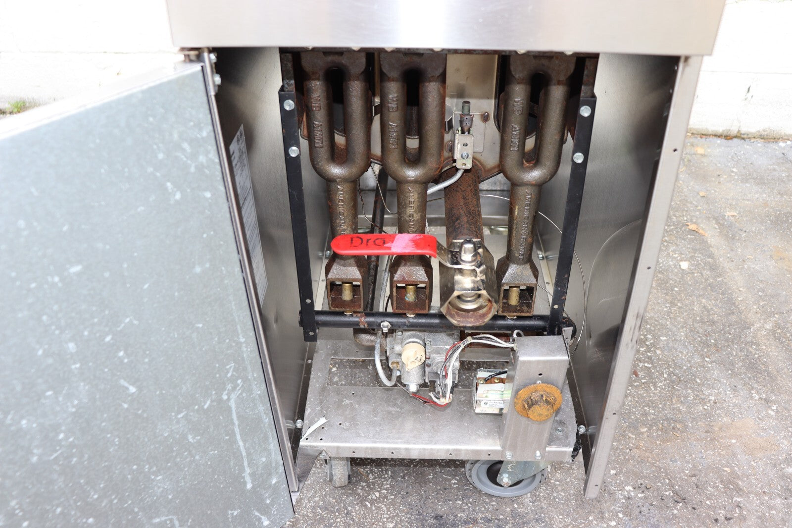 American Range AF-35/50 Fryer 16 Inch Natural Gas Fryer, Used, CLEAN