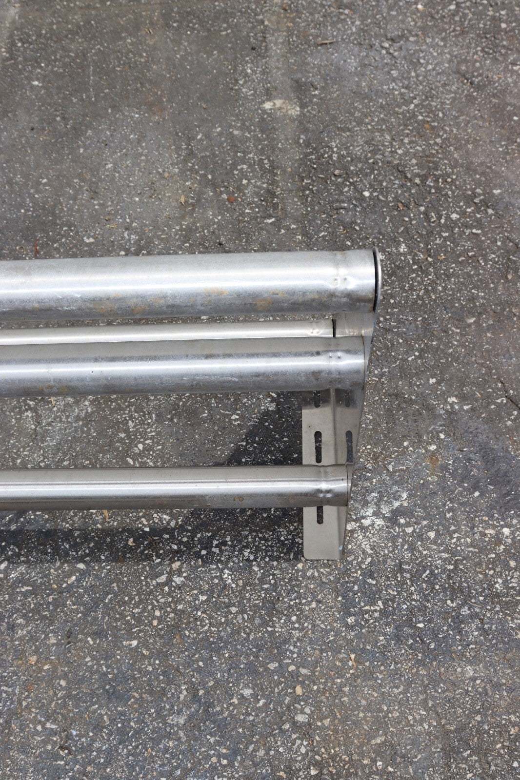 62" Wall Mount Stainless Steel Glass Dish Glass Rack Shelf Commercial Dishwasher