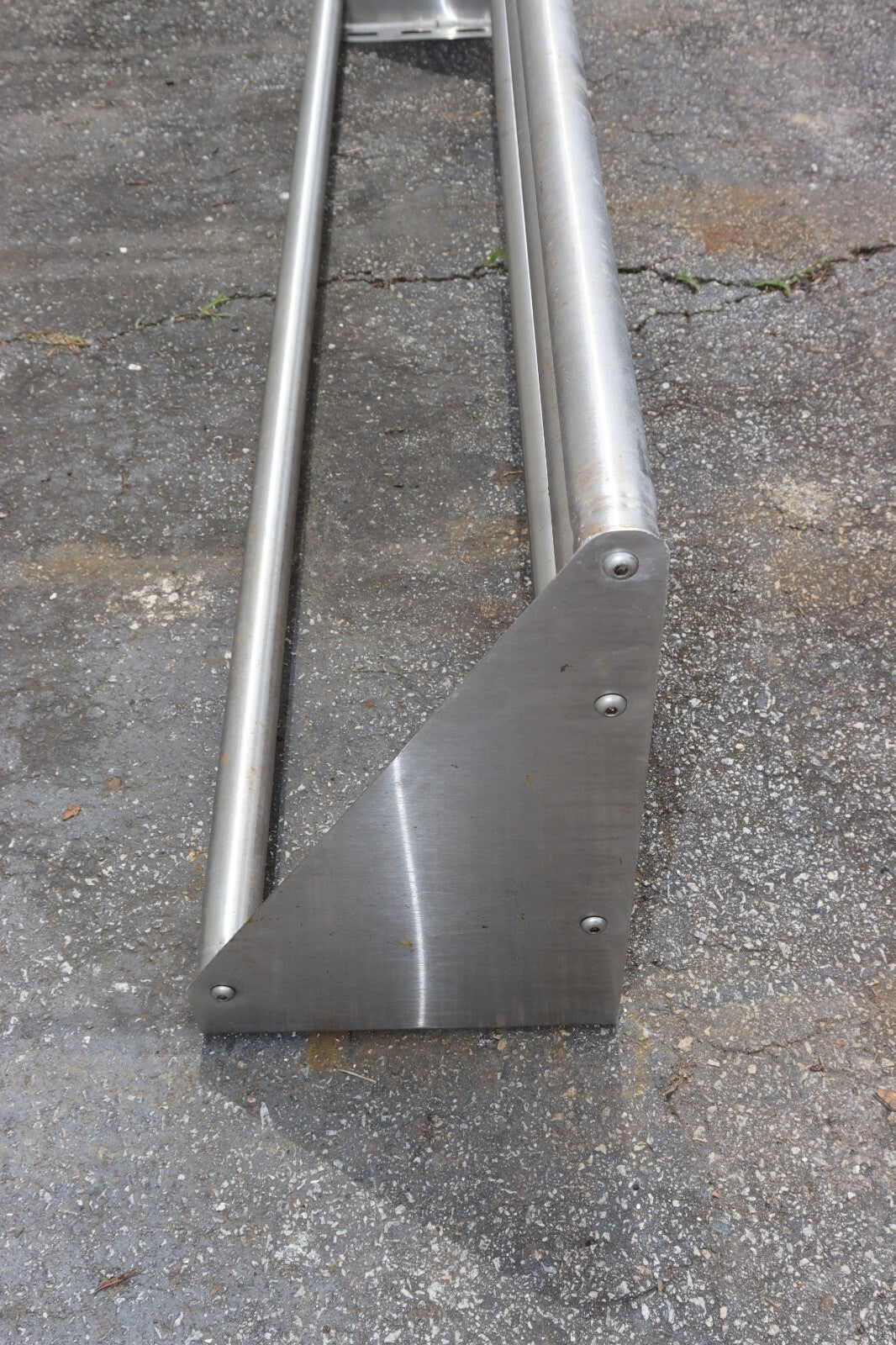 62" Wall Mount Stainless Steel Glass Dish Glass Rack Shelf Commercial Dishwasher