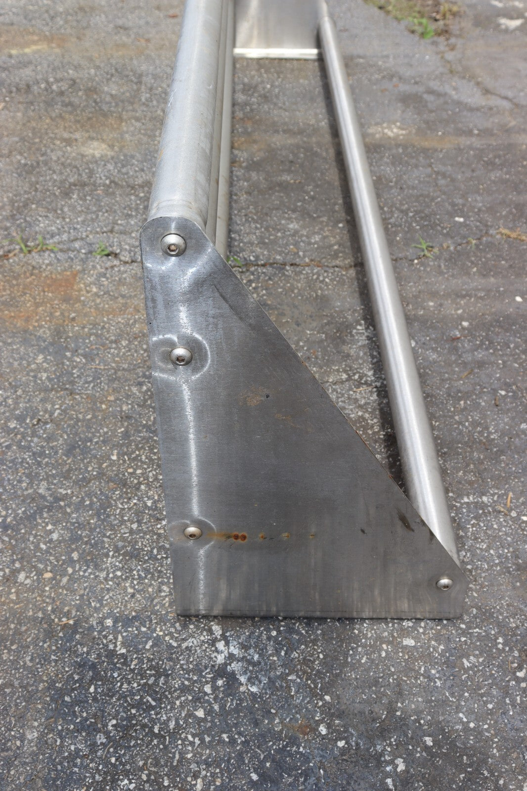 62" Wall Mount Stainless Steel Glass Dish Glass Rack Shelf Commercial Dishwasher