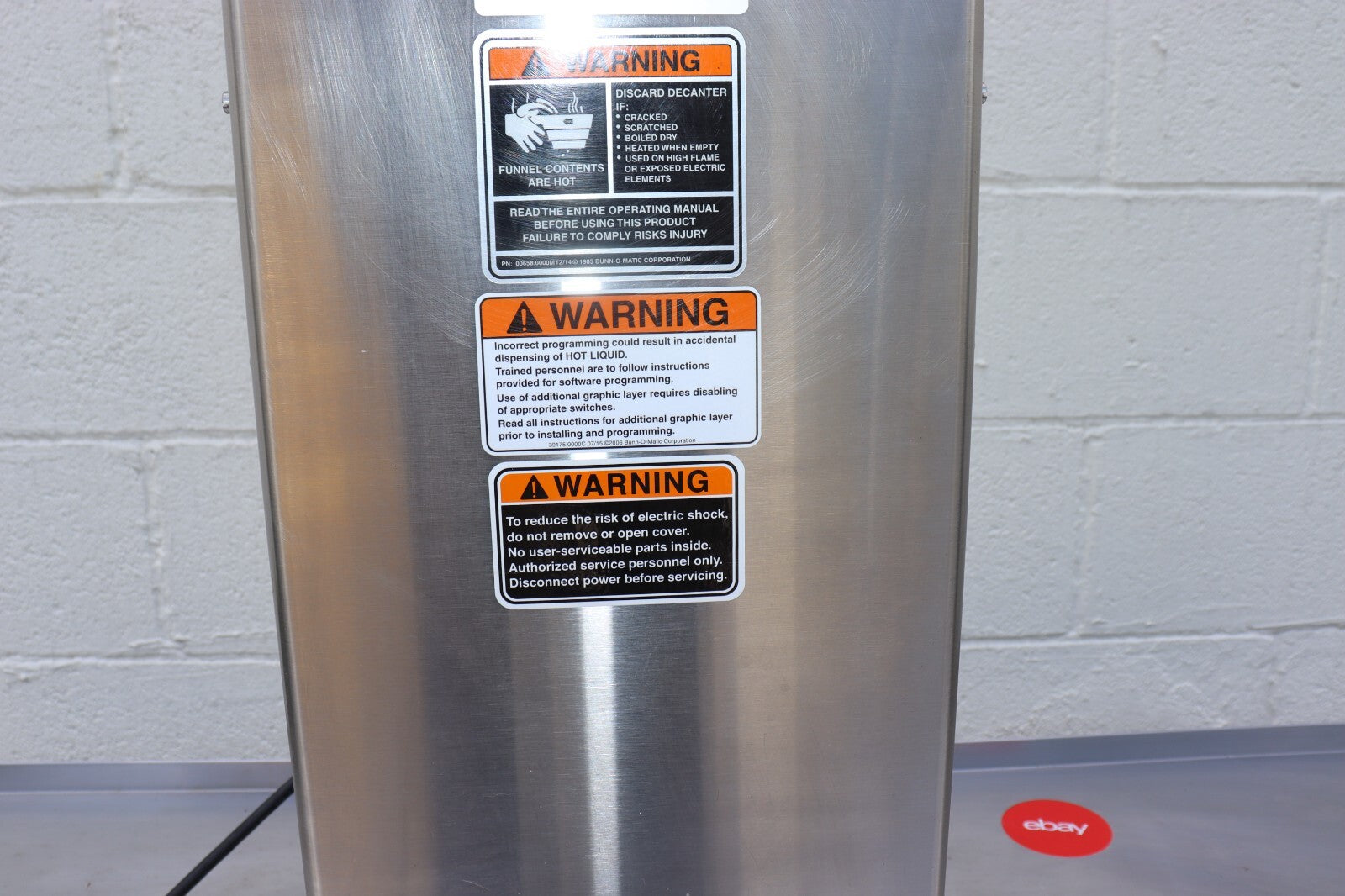 Bunn 52200.0102 ITCB-DV Infusion Coffee and Iced Tea Brewer Machine w/ Hot Water