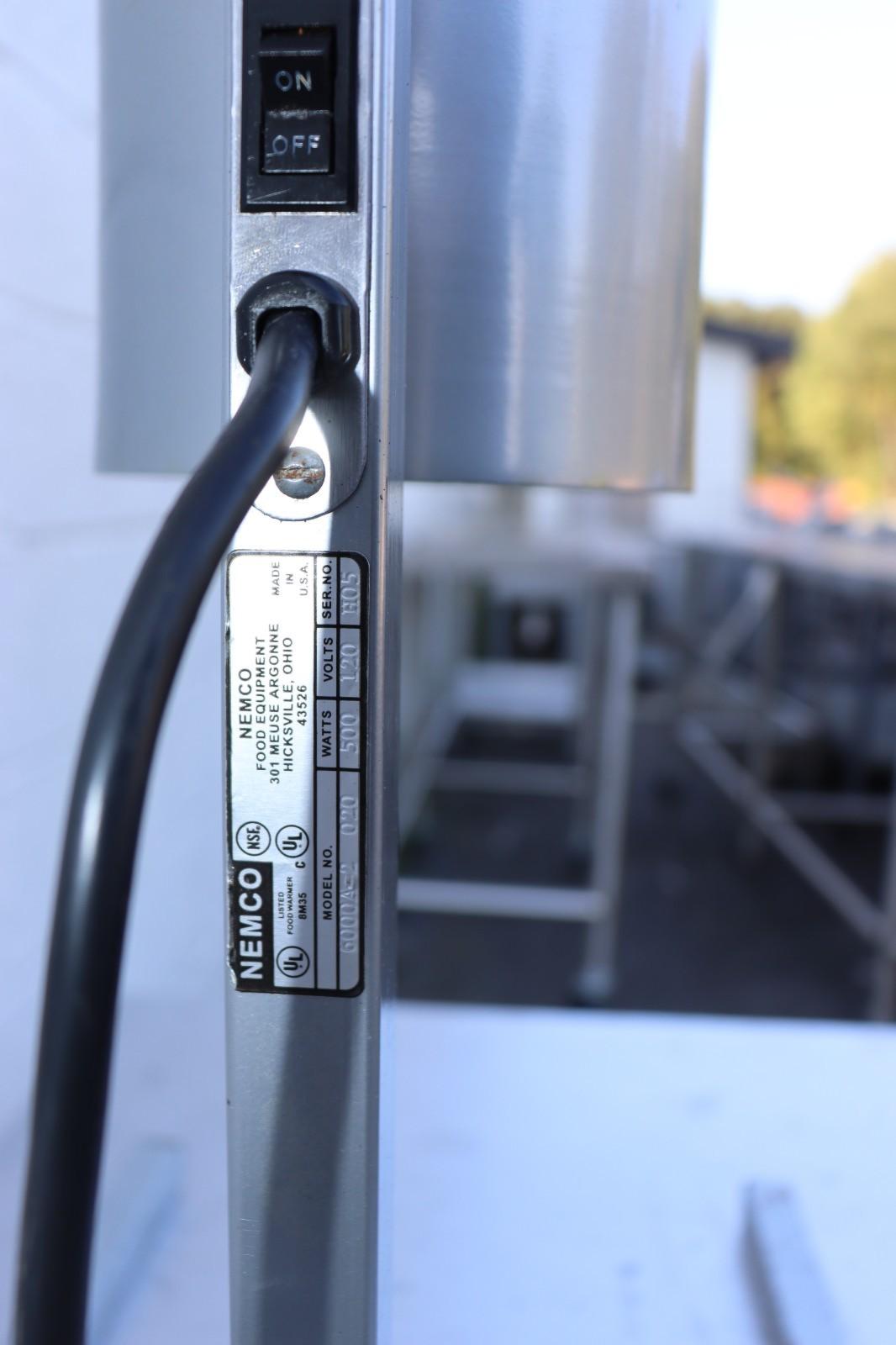 Nemco Food Warmer, Model 6000A-2C, Freestanding, Infrared 2 Bulb Heat Lamp