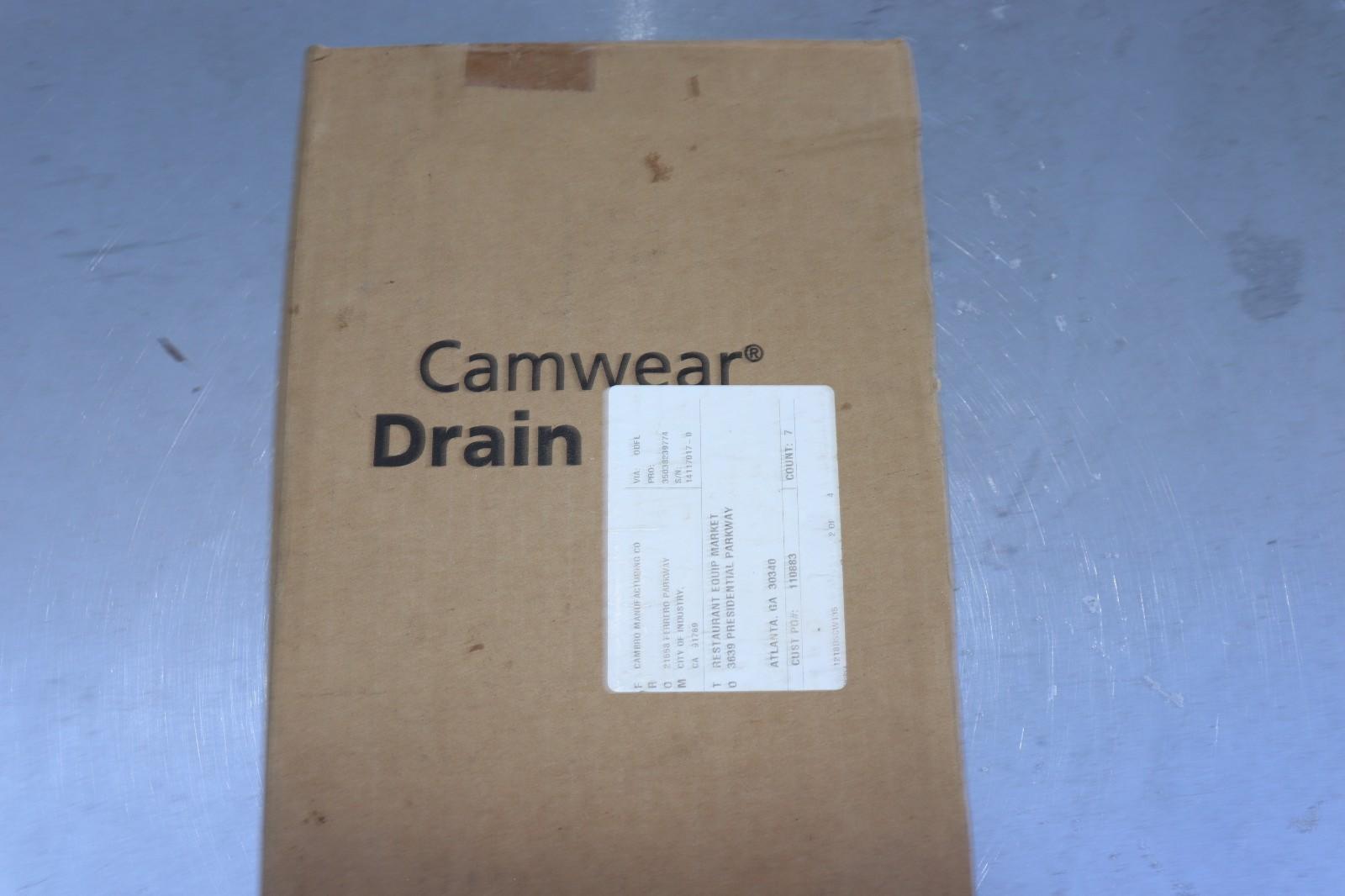 Case of 6 Cambro 1218DSCW135 Drain Shelf for Half-Size Cambro Food Storage Boxes