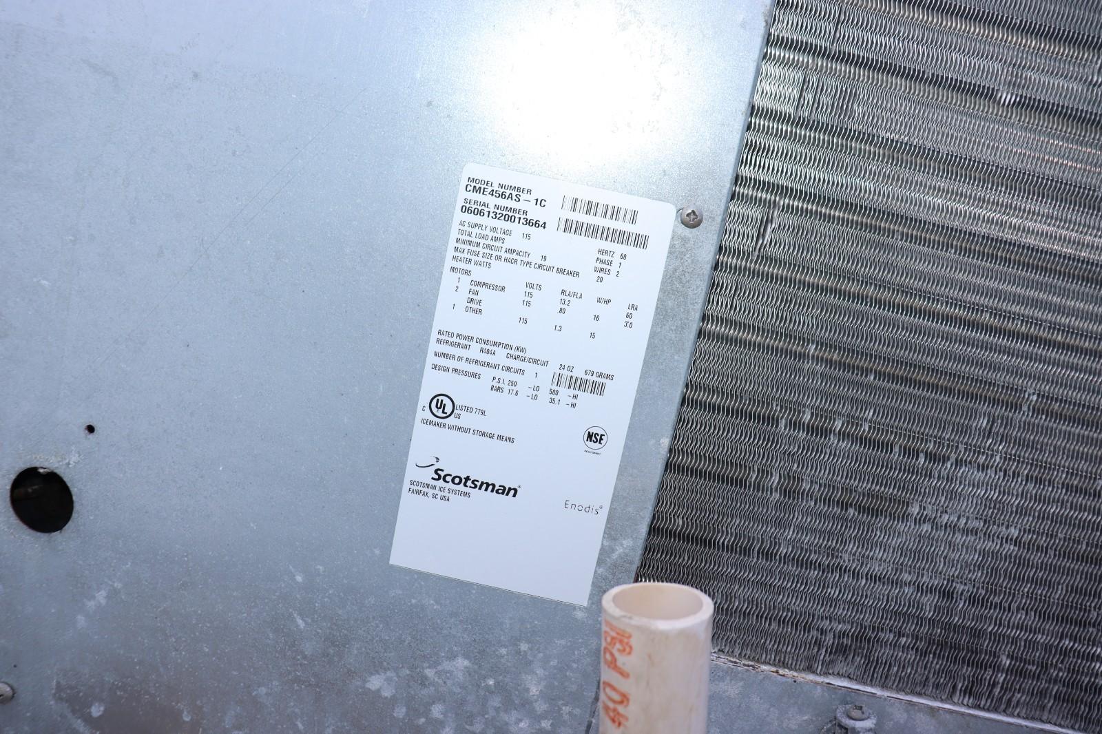 Scotsman C3 CME456AS-1C with AutoIQ Control, Used