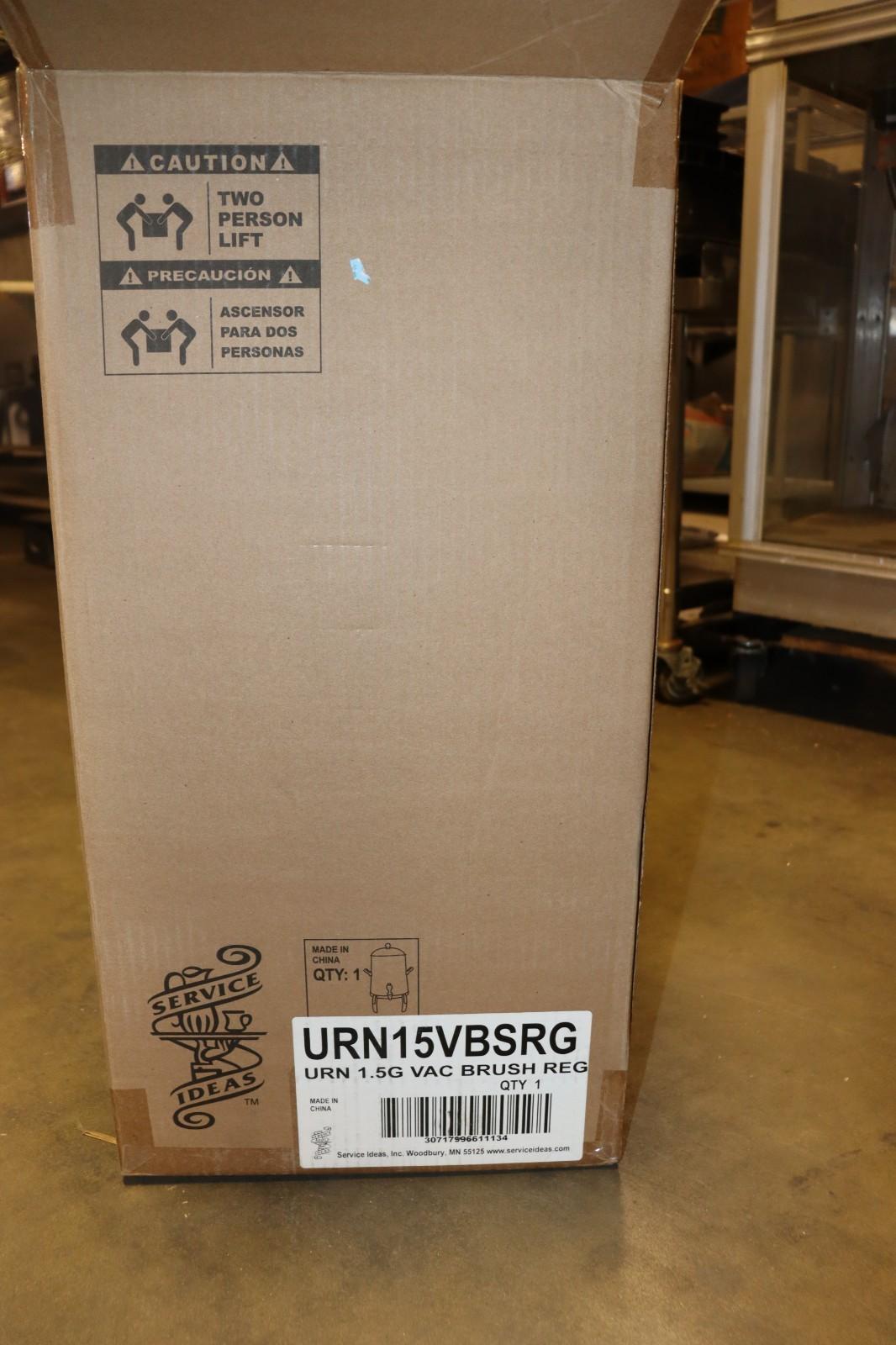 Service Ideas 1.5 Gal Low Volume Dispenser Thermal Coffee Urn, URN15VPSRG