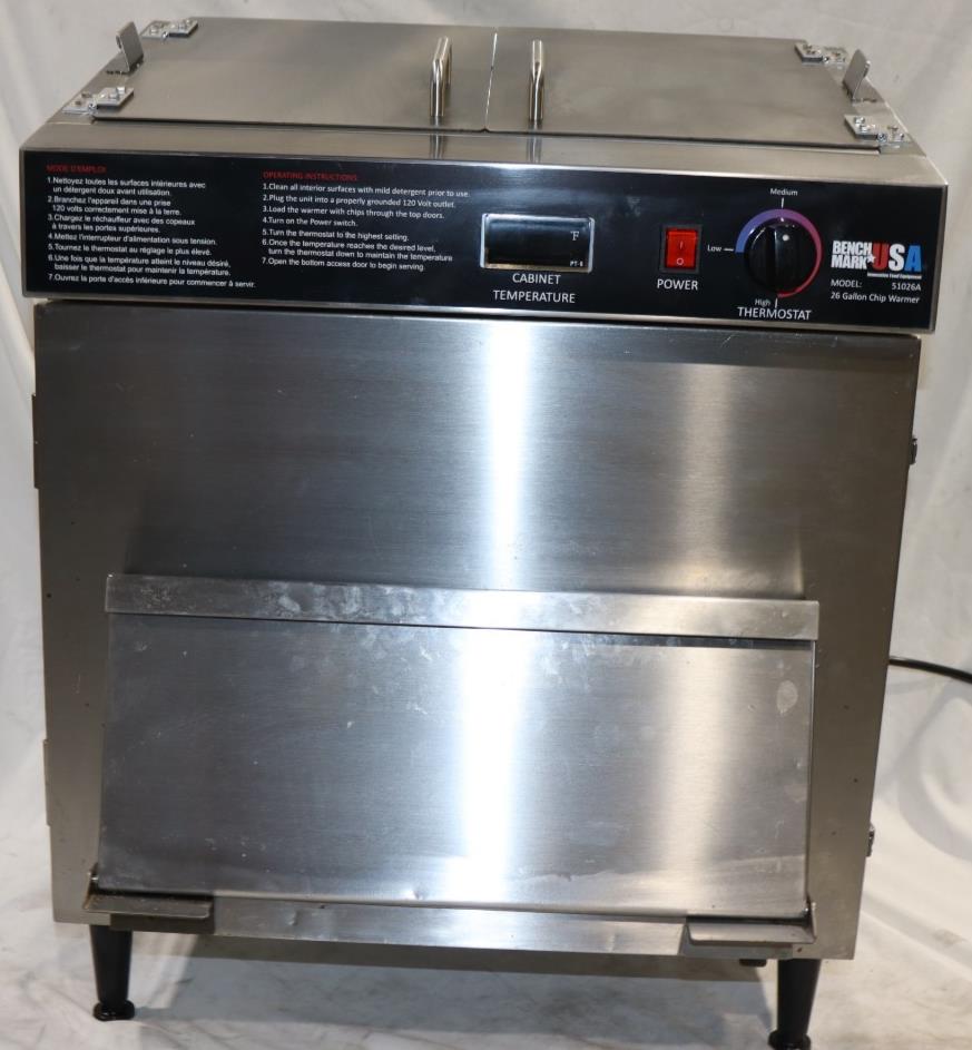 Winco 51026 Benchmark Tortilla Chip Warmer, SLIGHTLY Used, CLEAN