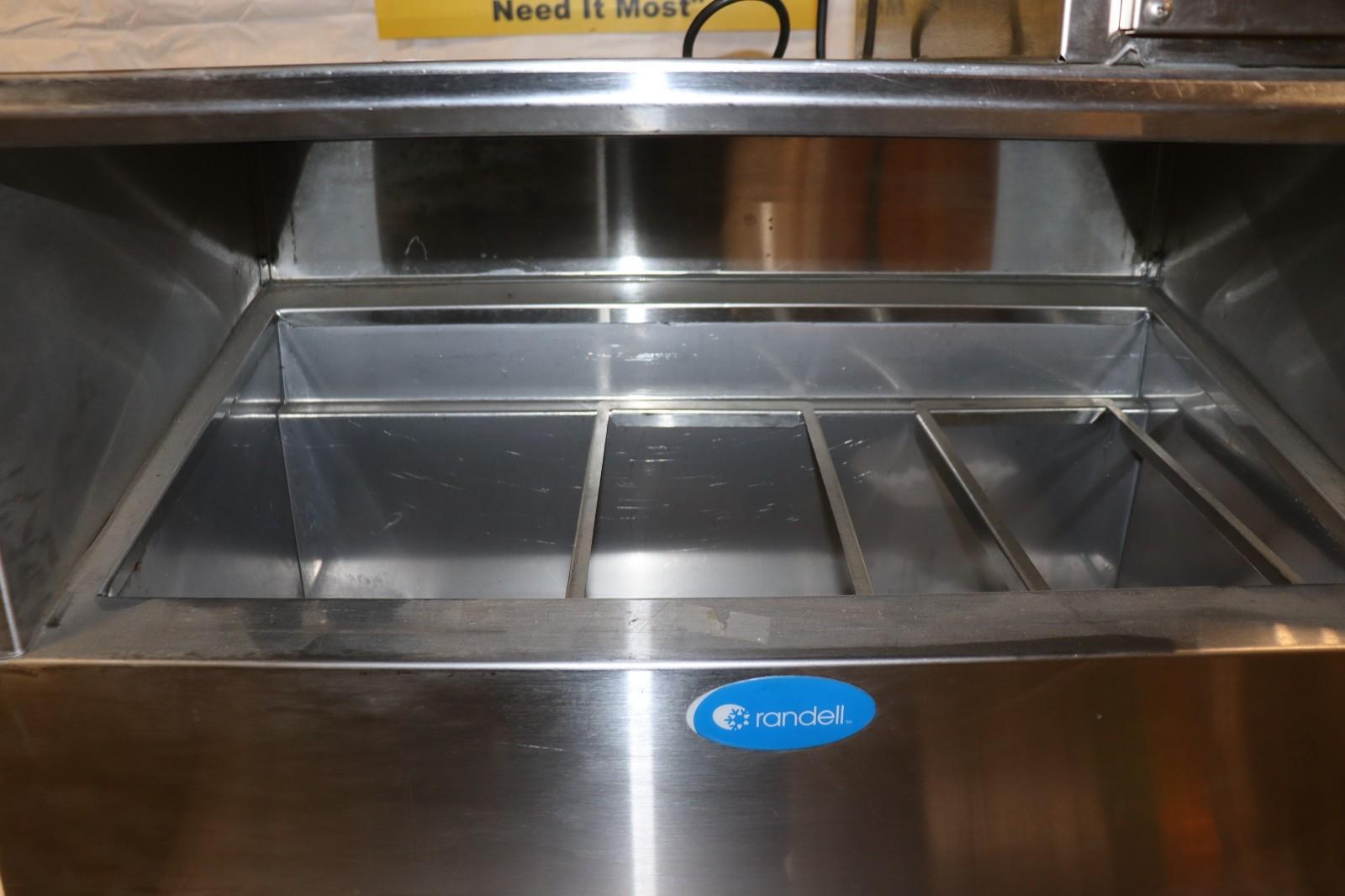 Randell CR9039 Refrigerated Countertop 39" Condiment Rail, Used