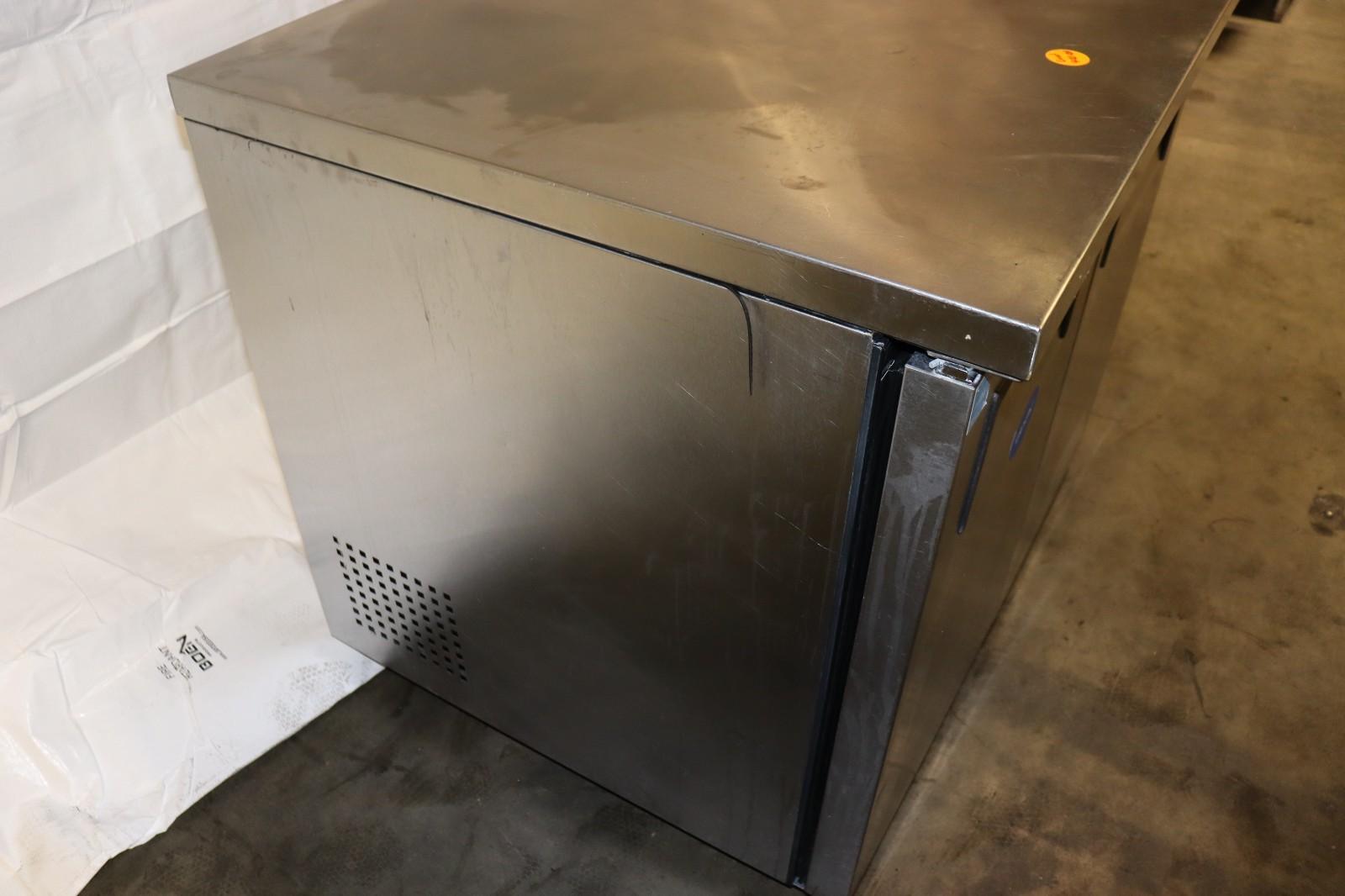 True Manufacturing Co. TUC-36-LP 2-Door Undercounter Fridge, Used