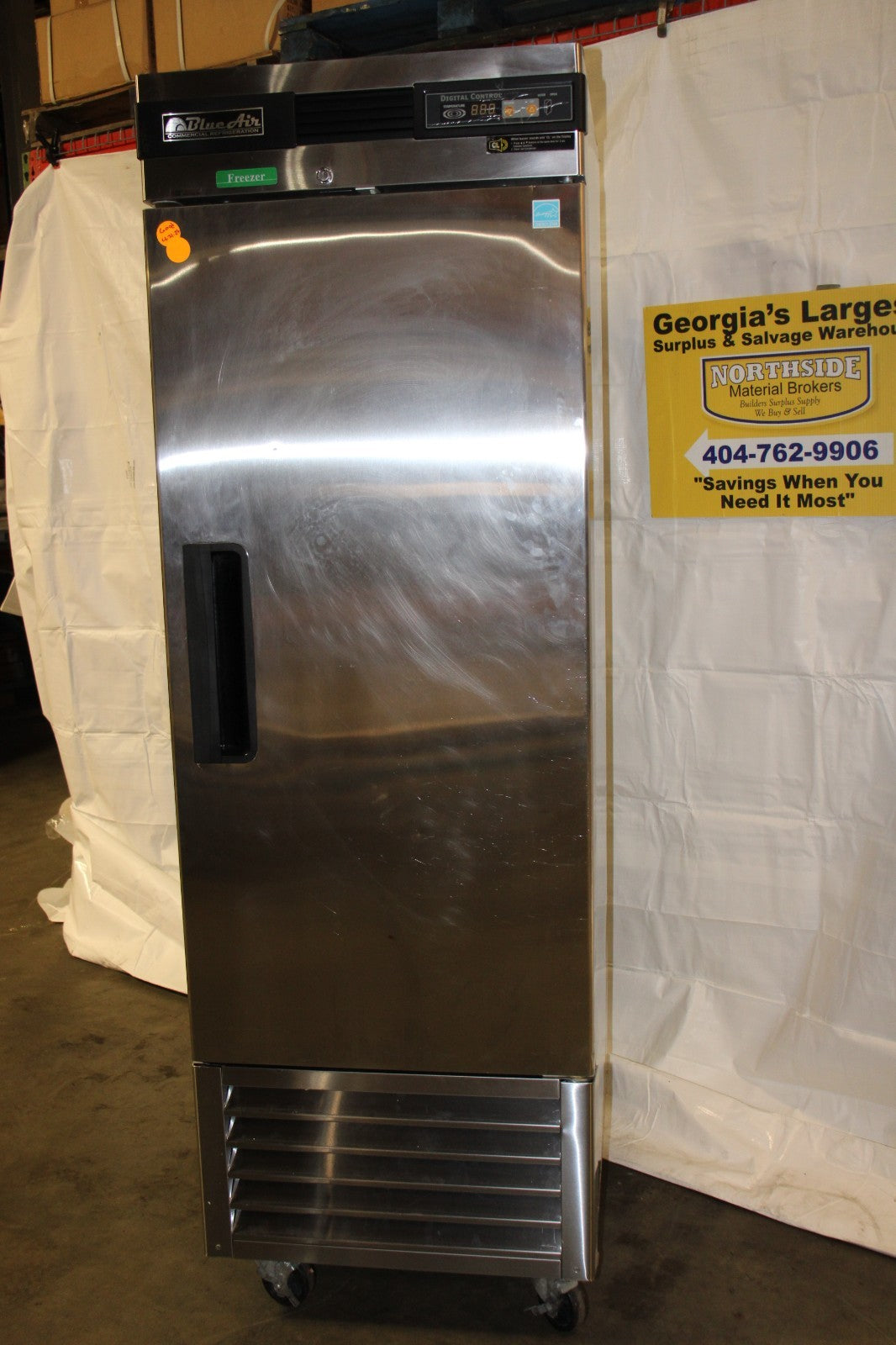 Beverage-Air BSF23, R134A, Solid Door, Reach-In Bottom Mount Freezer, CLEAN