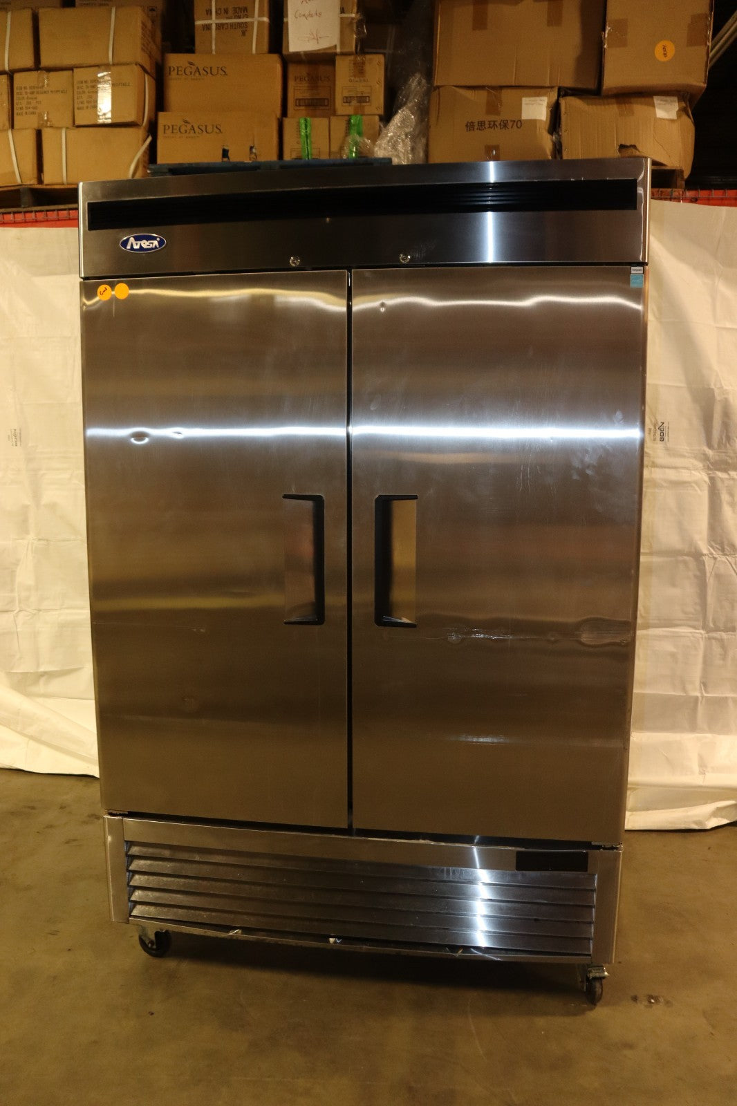 Atosa MBF8507GR 46 Cu.ft Double Door Bottom Mount Reach-In Refrigerator