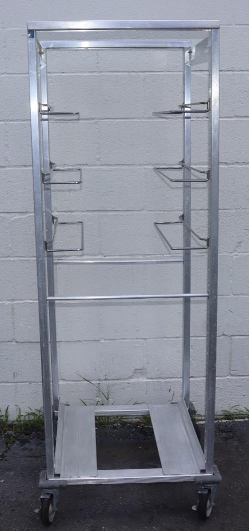 2 - Cres Cor 207-UA-13A 12 Pan End Load Universal Utility Rack - Missing Holders - NMB Restaurant Equipment