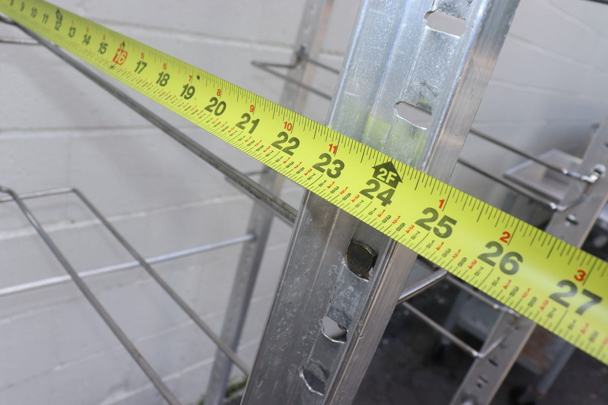 2 - Cres Cor 207-UA-13A 12 Pan End Load Universal Utility Rack - Missing Holders - NMB Restaurant Equipment