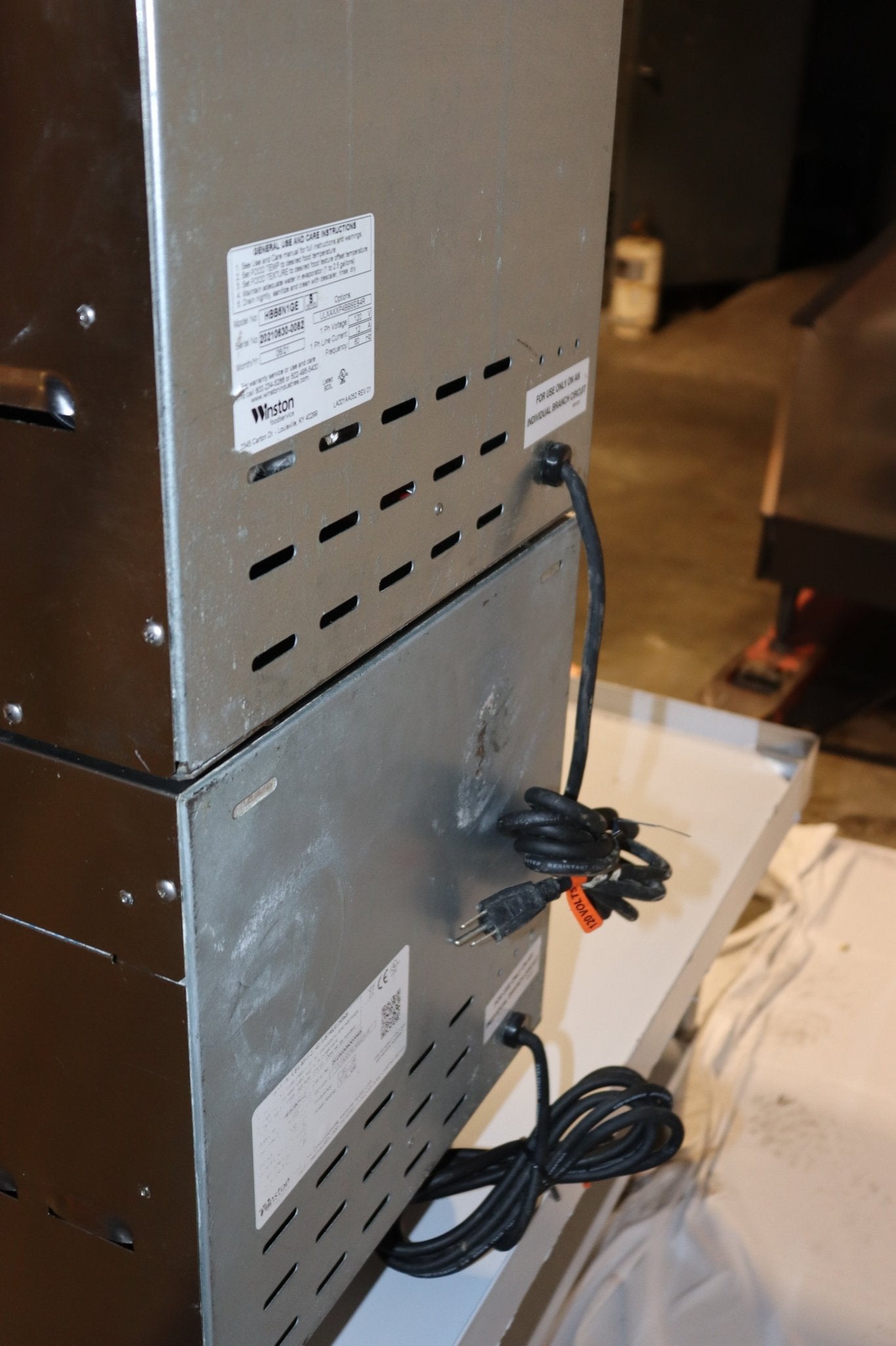 (2) Winston HBB5N1 16 1/2"W Freestanding Warming Drawer, 120v - NMB Restaurant Equipment