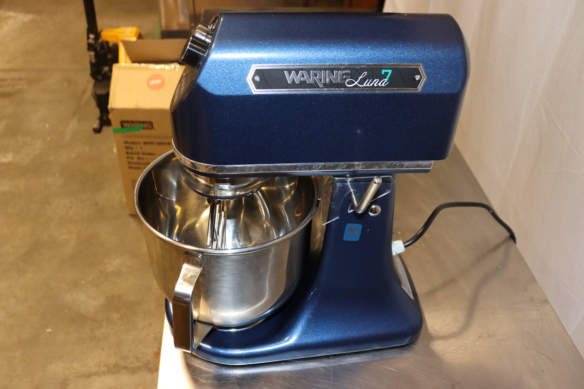 Waring WSM7L 7 Qt Luna Planetary Countertop Mixer 11 Mixing Speeds; 350 Watts