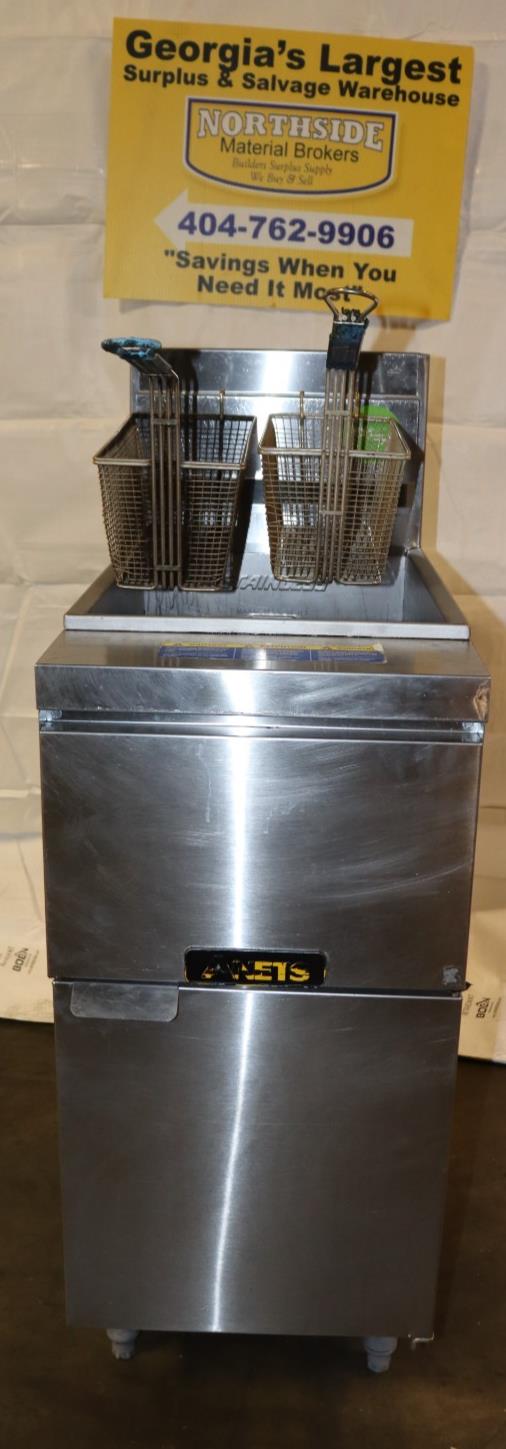 Anets 14GS Commercial Deep Fryer 50 Lbs, Used - NMB Restaurant Equipment